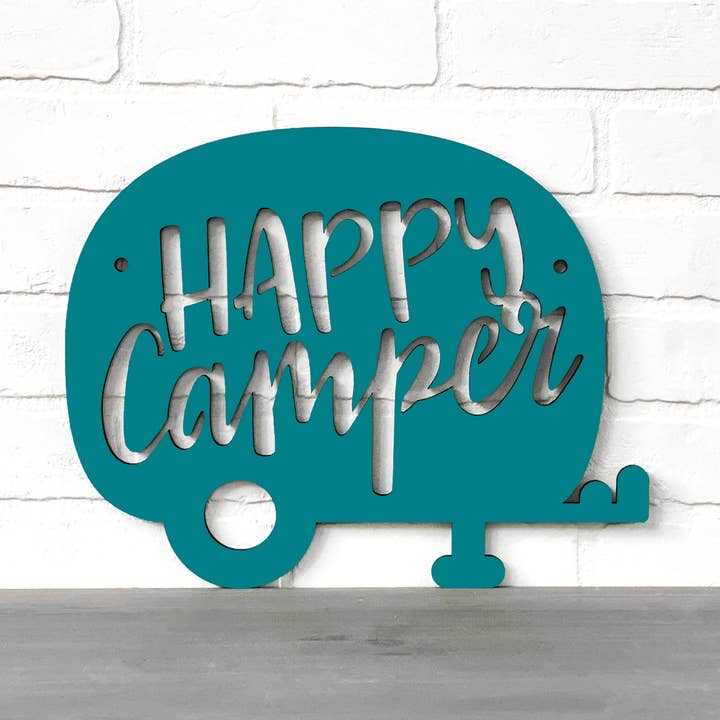 Happy Camper (Drop Font) for wholesale by Spunky Fluff