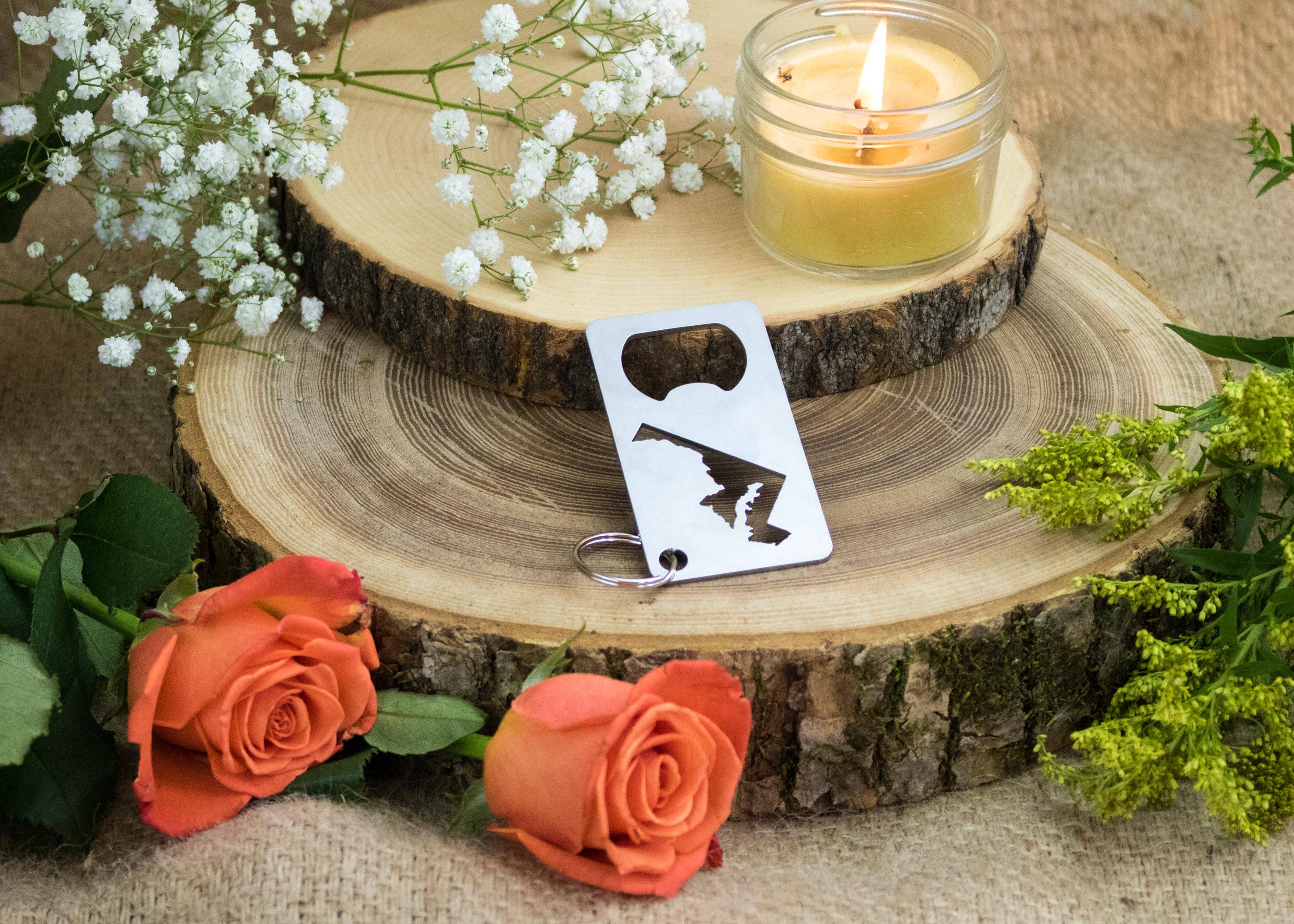 Iron Maid Art - Wholesale Bottle/Wine Opener - Maryland State Stainless Steel Beer Bottle Opener Gift Bar5