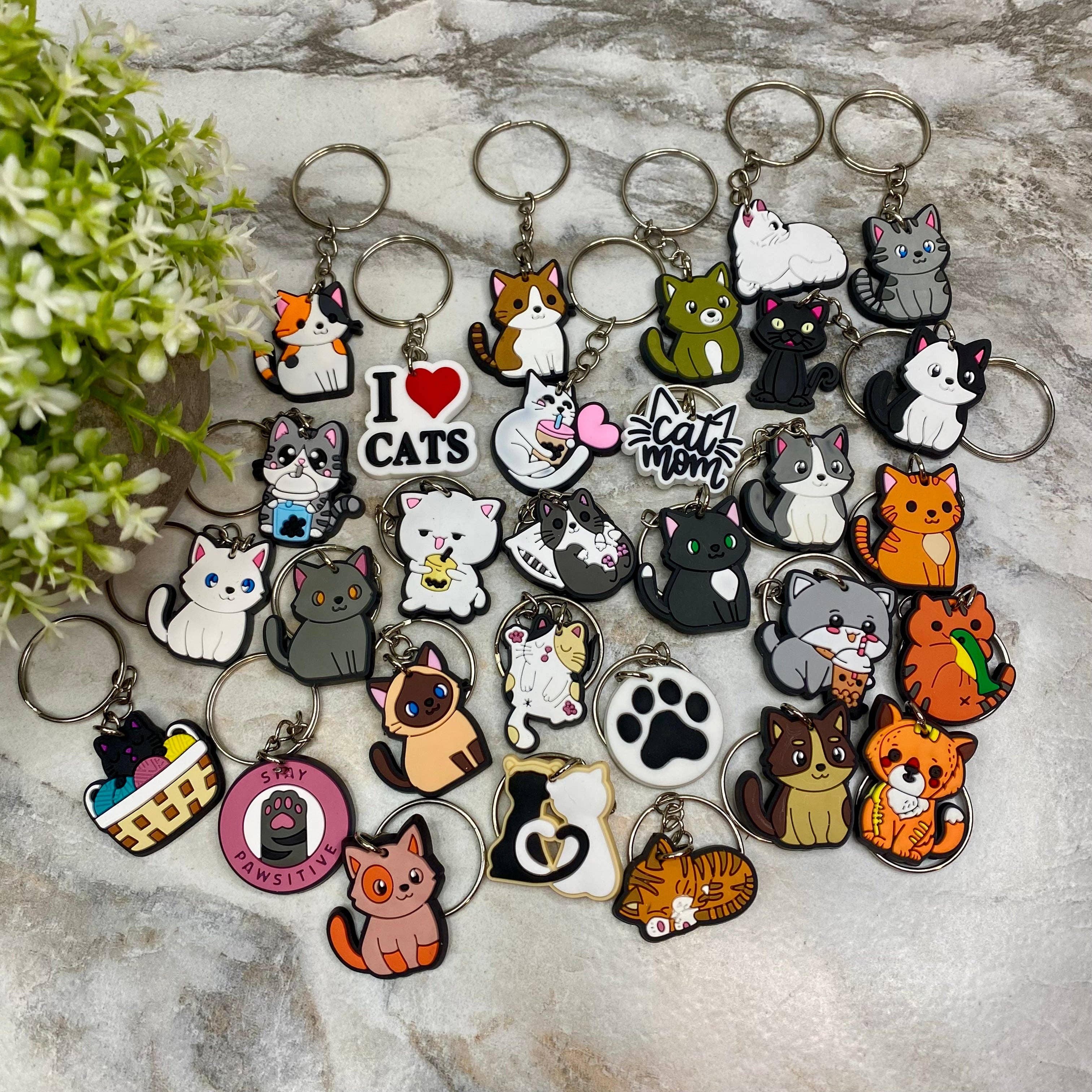 Hive Supply - Wholesale Keychain - Women's - Keychain - Silicone - Cats0