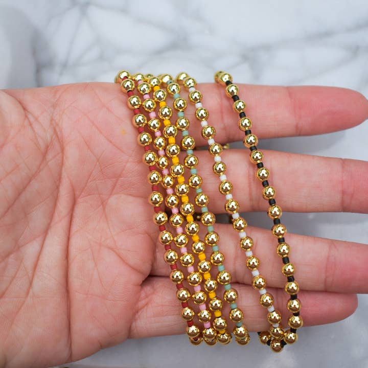 Boardwalk Beads - Vente Bracelet de perles - Bracelets dorés2