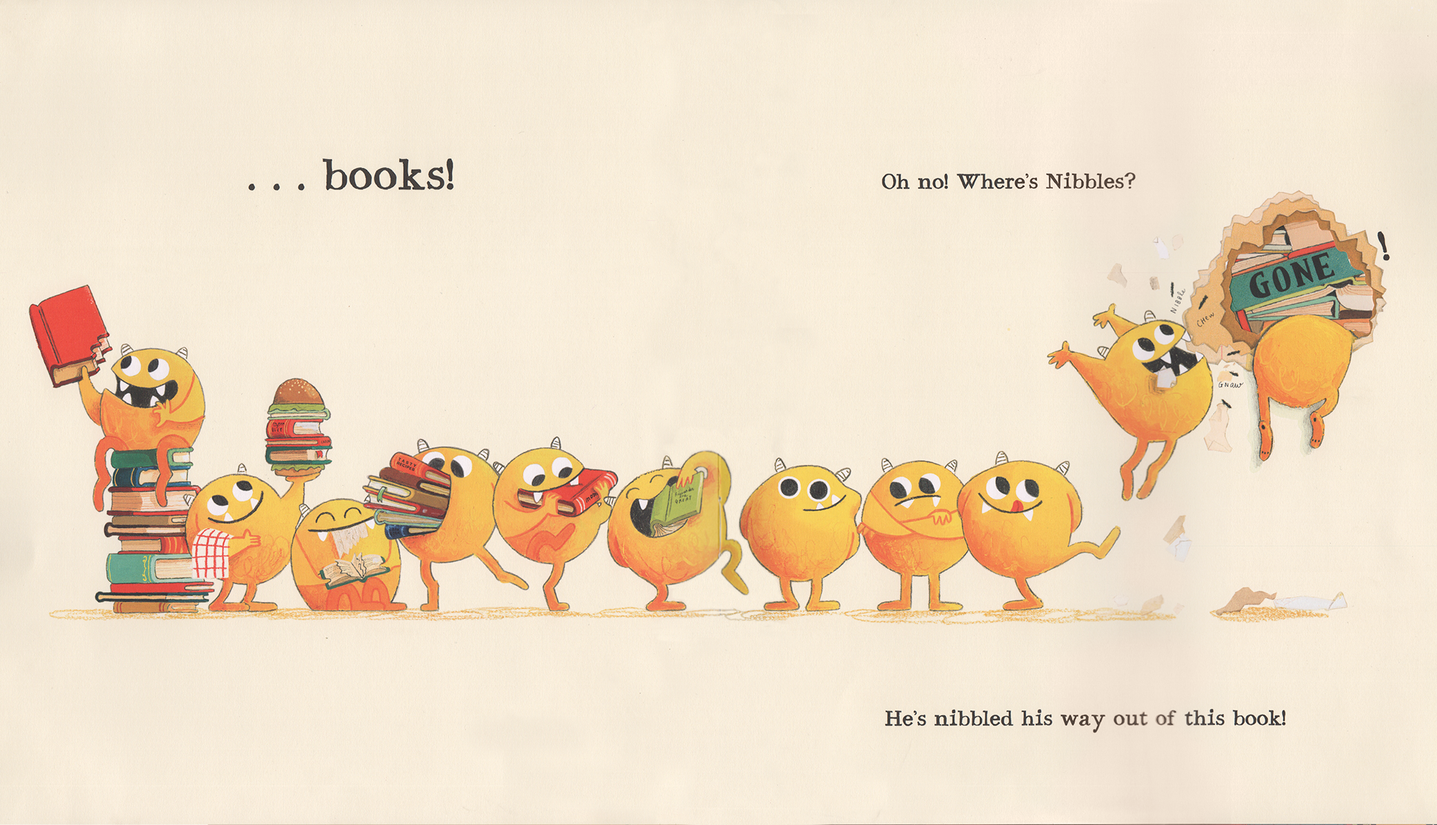 EDC Publishing - Wholesale Early Reader Book (6-8) - Nibbles: The Book Monster2