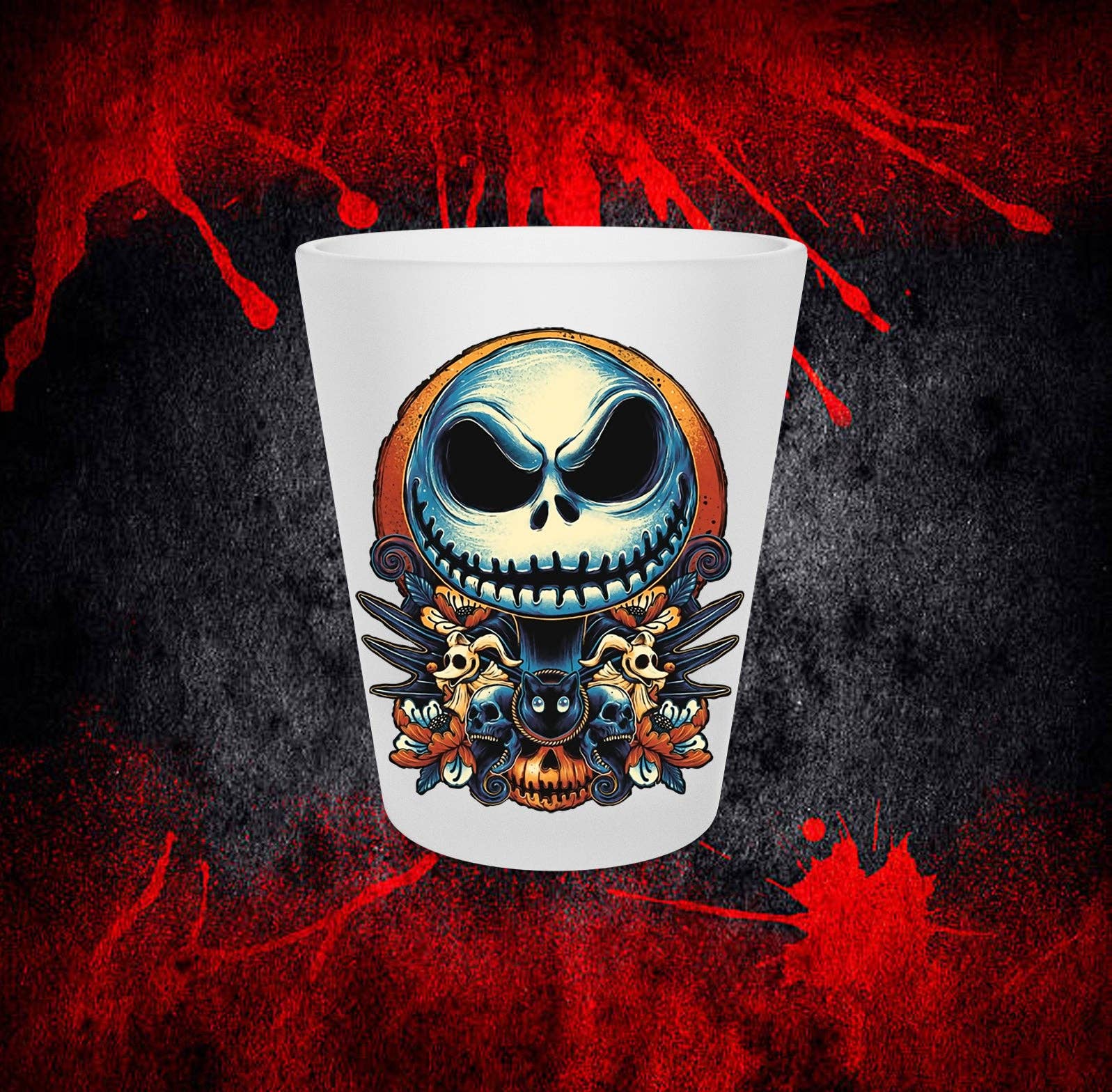 Mommas Craft Workshop - Wholesale Shot Glass - Nightmare Before Christmas Character Inspired Shot Glasses1