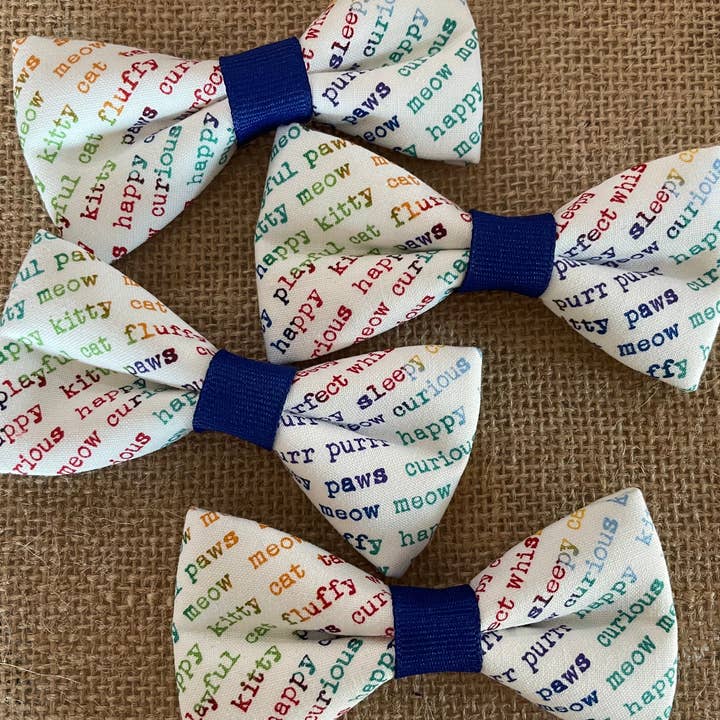 DOG BOW TIES - Wholesale Pet Bow Tie - Cat - MINI SIZE Kitty Cat Sayings5