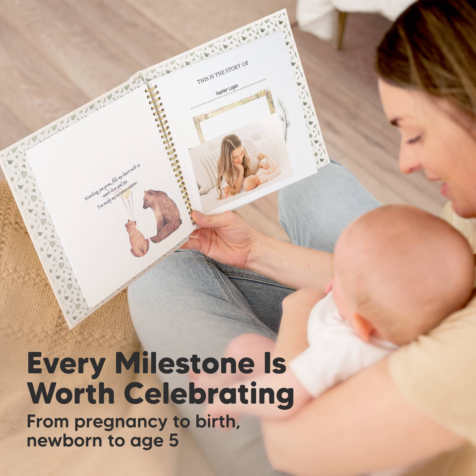 WonderLand KeaBabies Baby First Years Memory Book for wholesale on Faire5