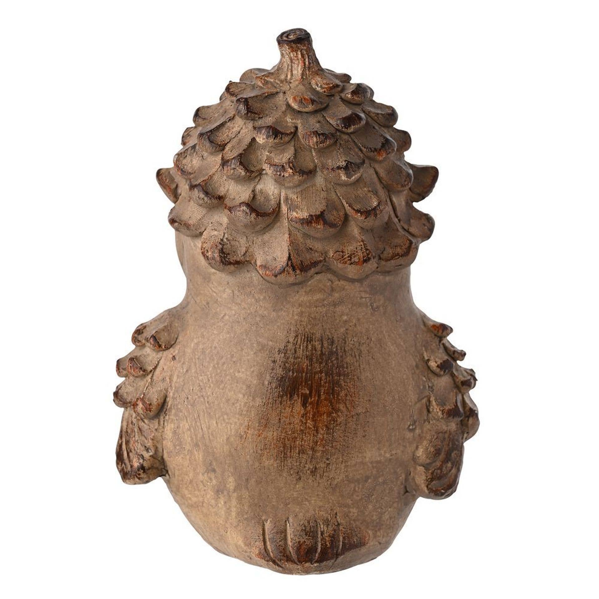 WIDDOP and Co. - Wholesale Ornament - Country Living Wood Effect Resin Owl - Small4