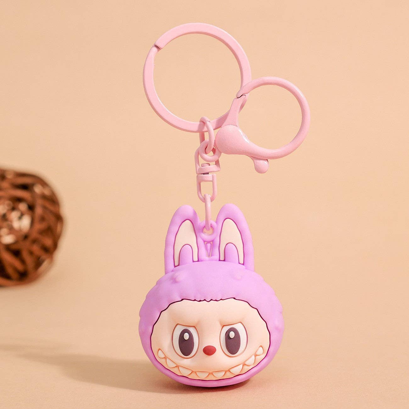 Little Trendy - Vente Porte-clés – enfant - Porte-clés pendentif monstre de dessin animé conduisant cadeau6