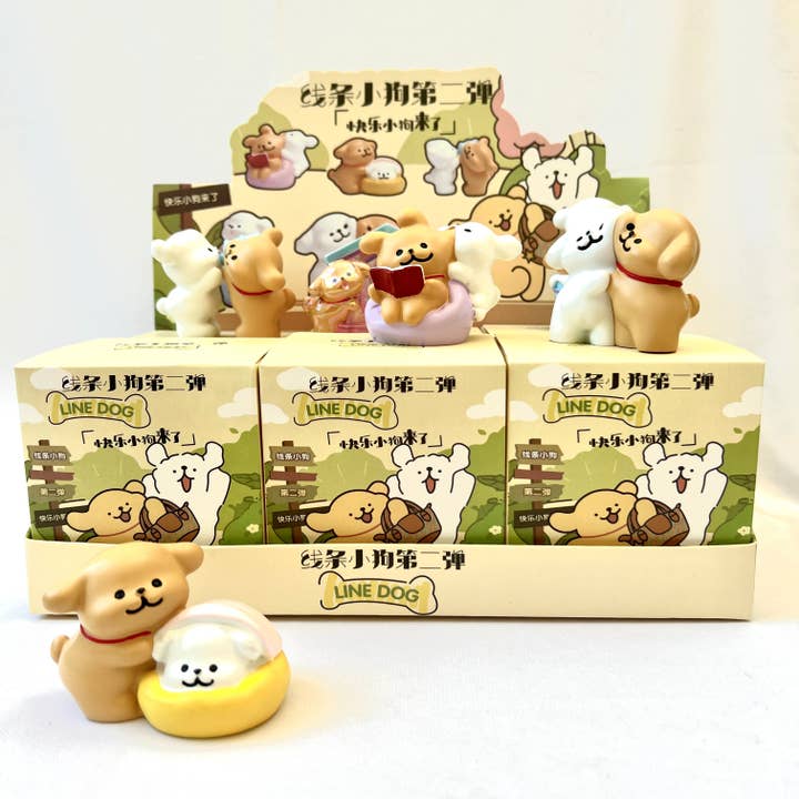 BCmini - Wholesale Decorative Figurine - PUPPY FIGURINE BLIND BOX-6
