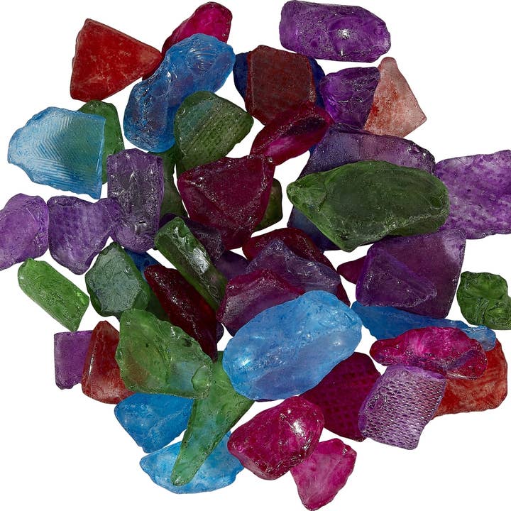 HS Seashells - Wholesale DIY Craft Kit - Multicolored Sea glass (apprx 1 lb)1