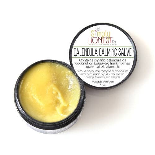 Simply Honest Co. - Wholesale Healing Salve/Balm/Cream - Calendula Calming Salve - Eczema, Psoriasis, Skin Irritation, Itchiness, Wound Care, Dry Skin, Dry Feet, Cracked and Chapped Lips1