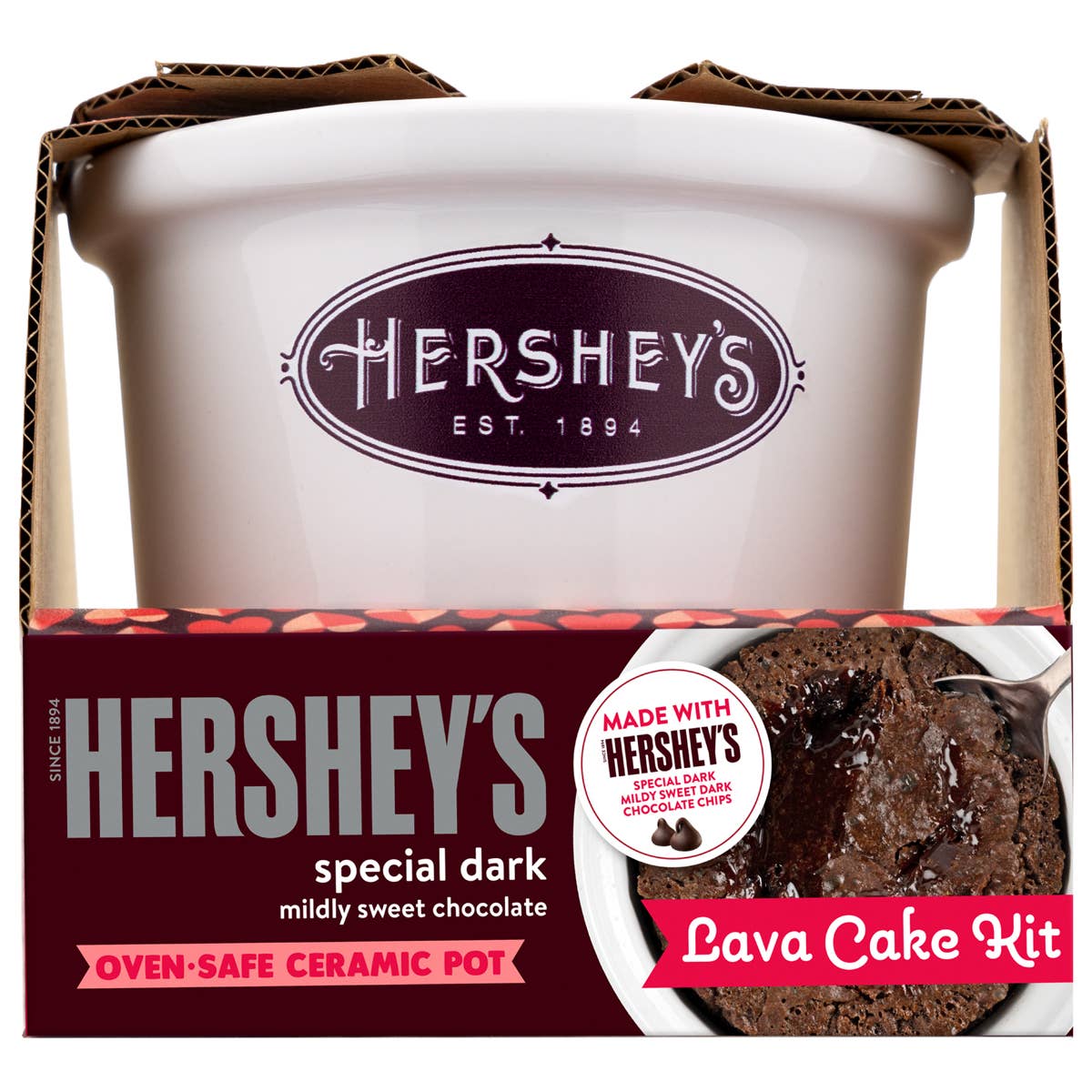 Wholesale Hershey's Lava Pot Baking Kit with Luscious Cake Mix