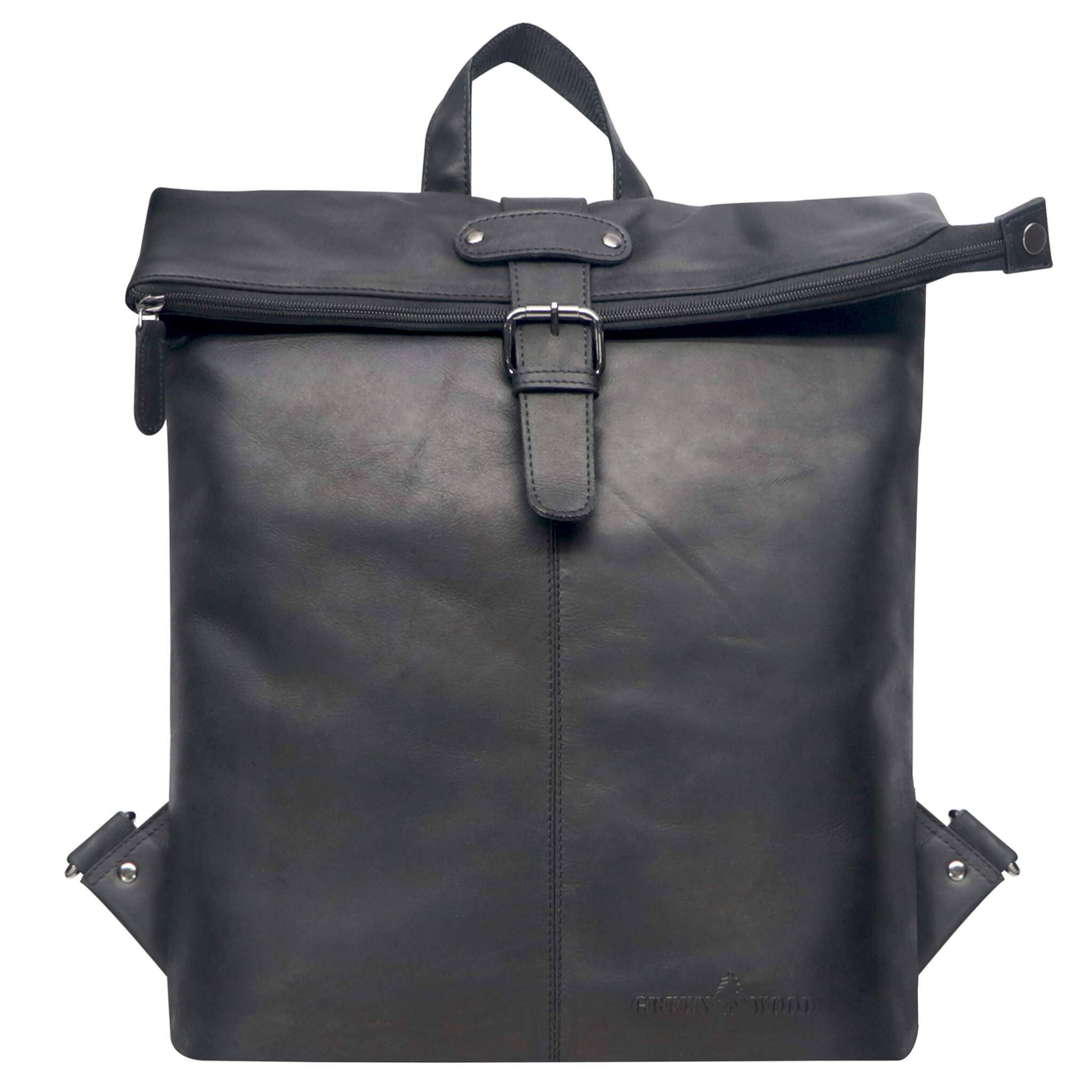 Greenwood - Wholesale Backpack - Unisex - Sandy leather backpack large women's laptop backpack 15.6" men20