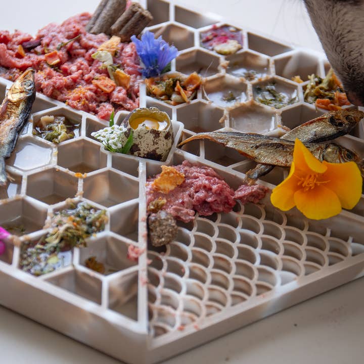 LIEVICK - Wholesale Pet Food Mat - Dog - LIEVICK Lick mat | Dark Latte & White1