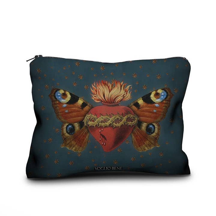 Voglio Bene - Wholesale Makeup/Cosmetic Bag - 17X23 CASE ONE AGAINST BEING1