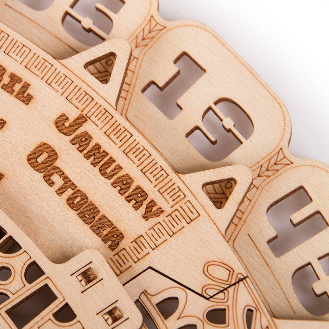 WoodTrick - Wholesale DIY Craft Kit - Wood Trick Maya Calendar Wooden 3D Mechanical Model Kit8