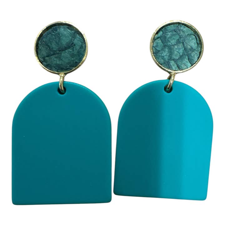 Pendientes modelo "Escama" para venta al por mayor de FEMER