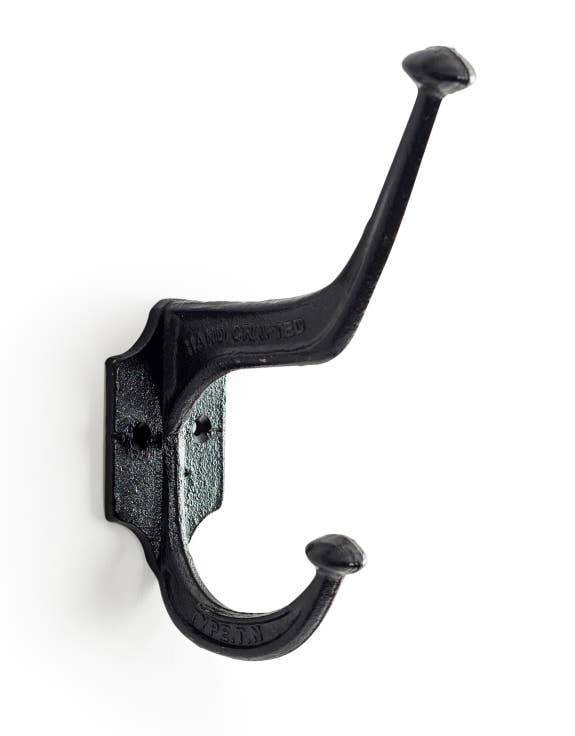 McGowan & Rutherford Ltd – wholesale Wall hook – Cast Iron Industrial Black Coat Hook0