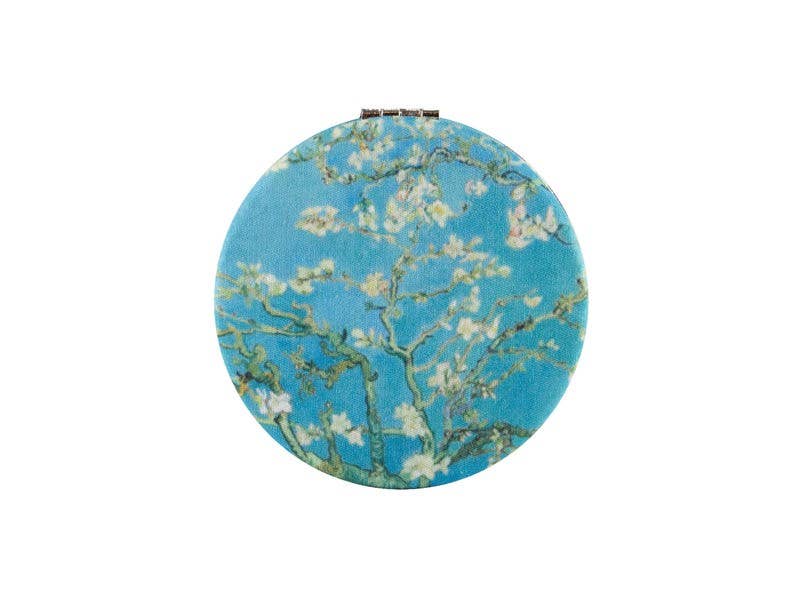 MUSEUM WEBSHOP - Vente Miroirs de poche - Miroir de poche pliant en microfibre Van Gogh, Amandier en fleurs2