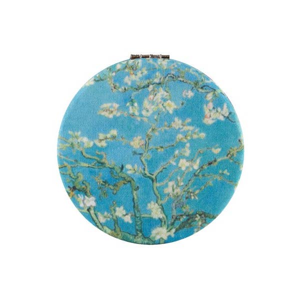 MUSEUM WEBSHOP - Vente Miroirs de poche - Miroir de poche pliant en microfibre Van Gogh, Amandier en fleurs2