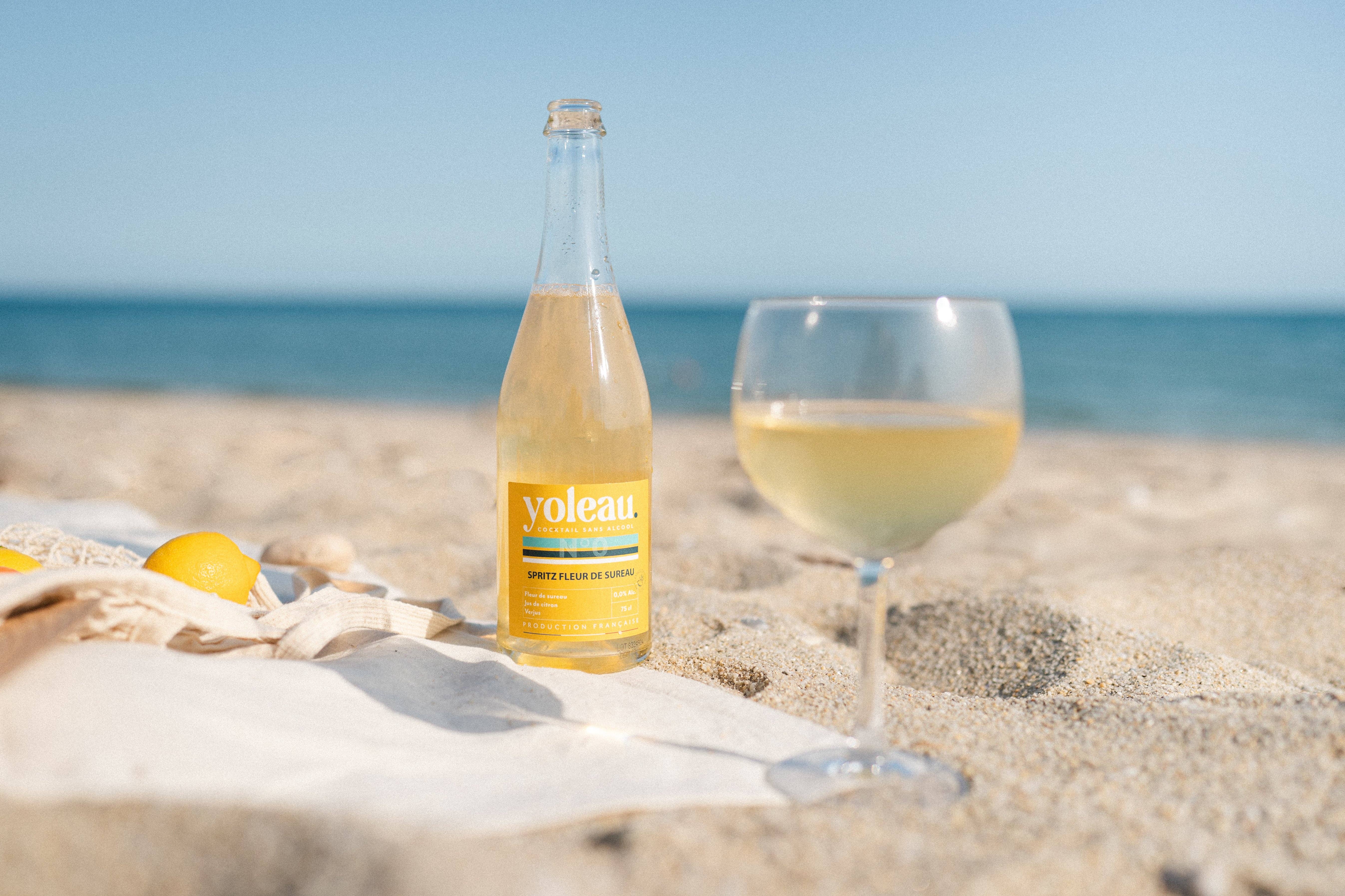 Yoleau - Vente Apéritifs sans alcool/mocktails - Spritz sans alcool 0,0% - Fleur de sureau 75cl2