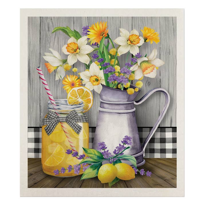 Torchon suédois Lemonade Summer pour la vente par Briarwood Lane