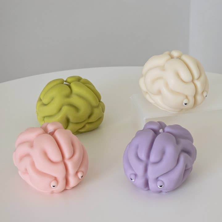 Grumpy Brain Candle for wholesale by Kirrou