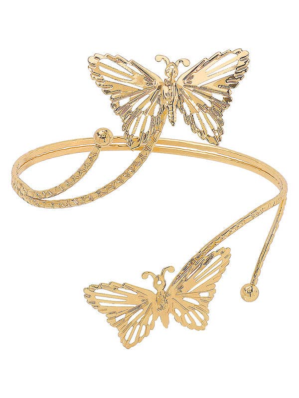 GOLD Adjustable Butterfly Shape Armlet Accessories for wholesale on Faire5