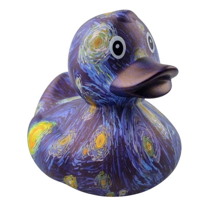 Badeente Sternennacht - Van Gogh - 15cm (GROSS) für den Großhandel von TRAAGOODS.COM
