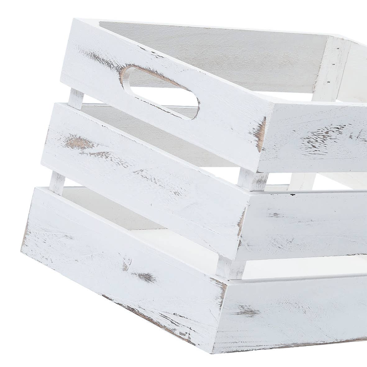 white Storage box "Vintage White", wood for wholesale on Faire2