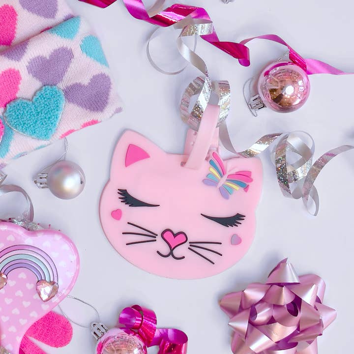 OMG Accessories – wholesale Luggage tag – Miss Bella the Kitty Luggage Tag 2 Piece Set