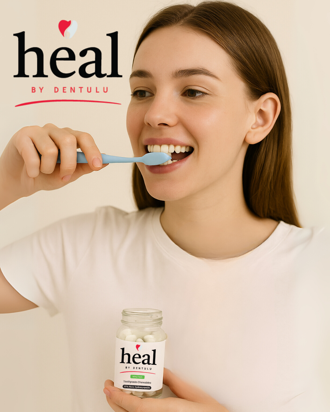 DENTULU - Wholesale Toothpaste - Heal- Toothpaste Chewable Bites - Minty Fresh3