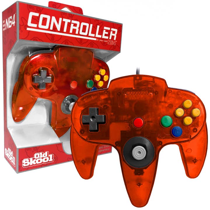 Nintendo 64 Controller Fire Orange for wholesale on Faire