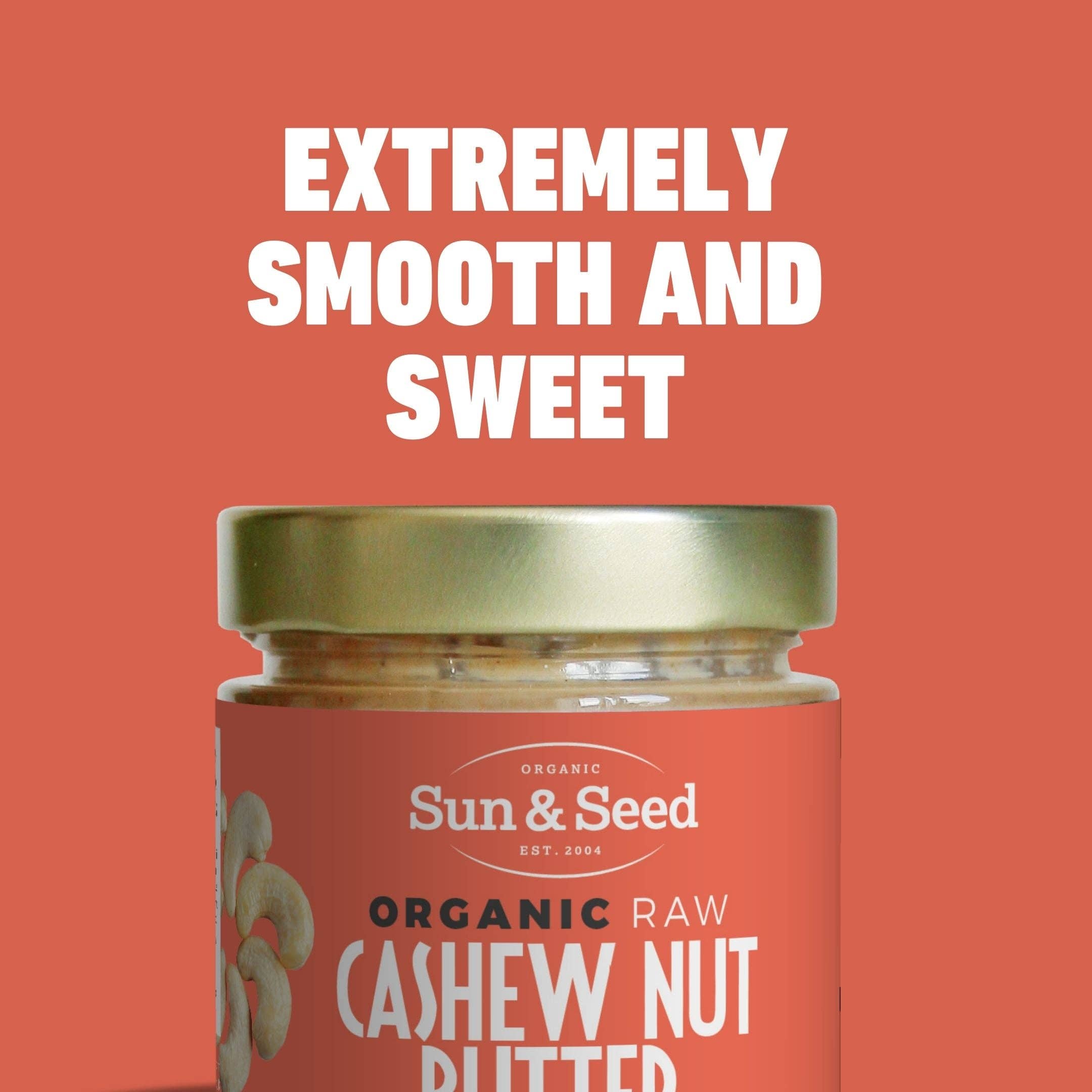 Sun & Seed – wholesale Nötsmör – Ekologiskt rått cashewnötssmör 200g1