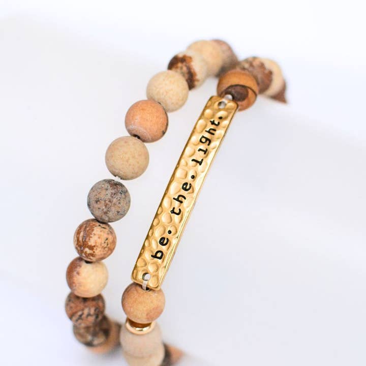 Two and Crew - Faith Based Jewelry & Gifts - Wholesale Beaded Bracelet - Be The Light Bracelet – Christian Stone Jewelry, faith gift6
