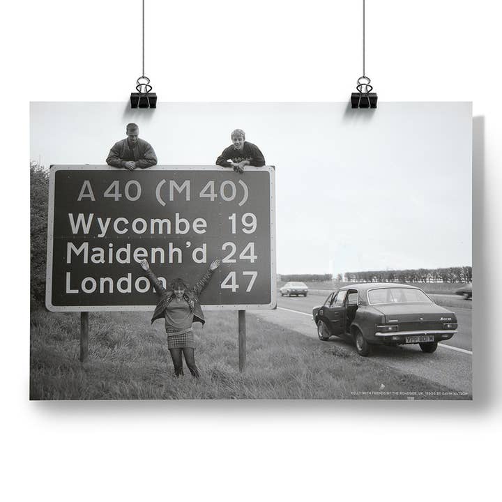 Cartaz de viagem de carro de Gavin Watson por atacado de Museum of Youth Culture