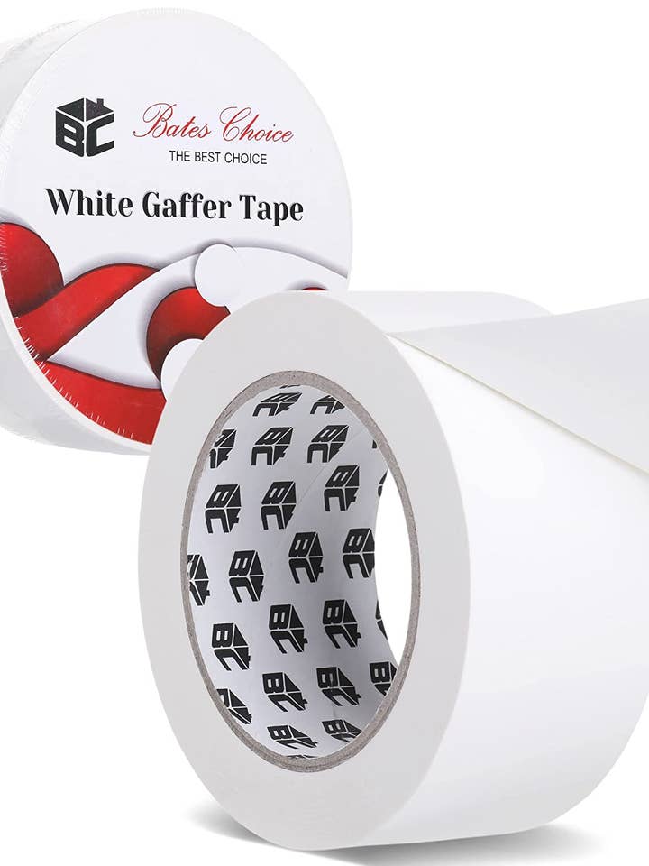 Gaffers Tape, 2 Inch x 23 Yards, White for wholesale by Bates Choice