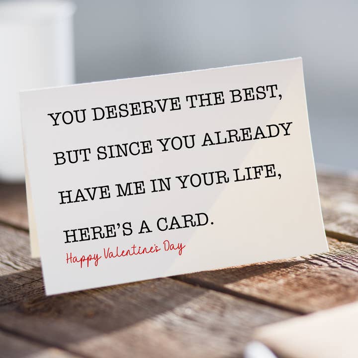 Funny Valentine’s Day Card I’m The Gift for wholesale by MJ Alleyway