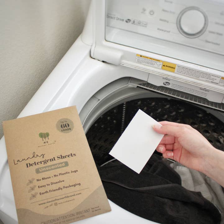 Me Mother Earth - Wholesale Laundry Detergent Powder/Pods - Laundry Detergent Sheets: 60 Loads