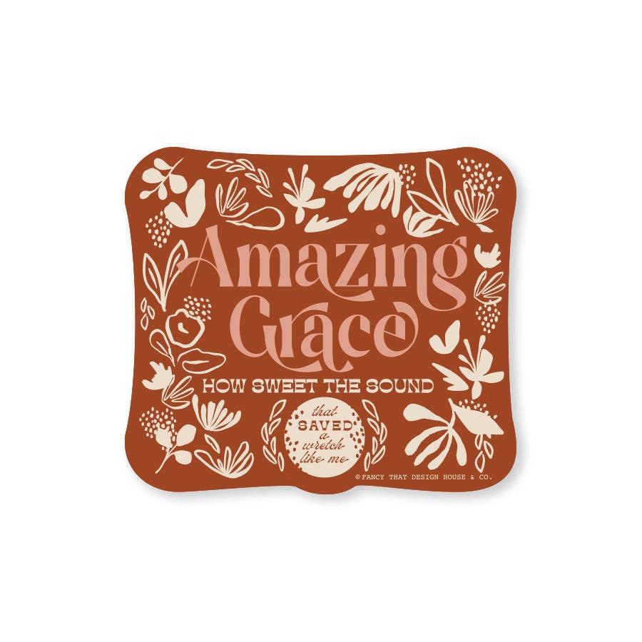 Fancy That Design House & Co. - Wholesale Sticker - Amazing Grace Sticker
