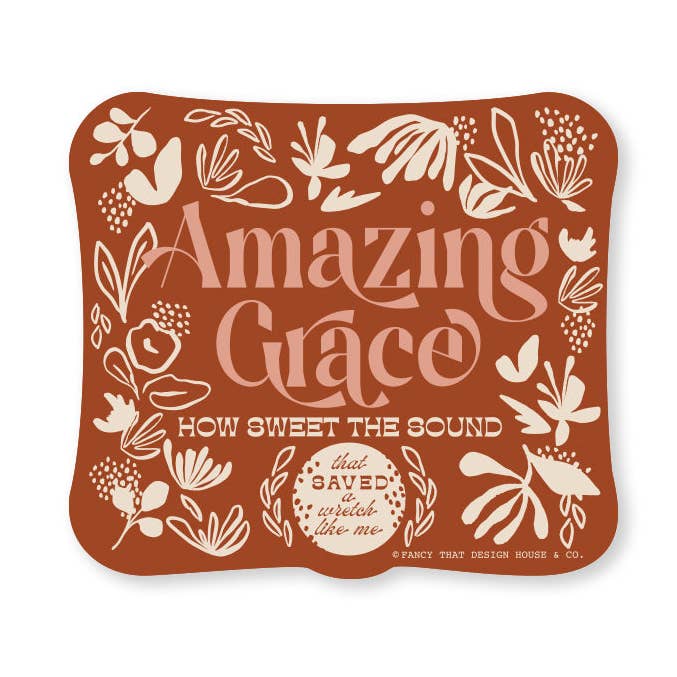 Fancy That Design House & Co. - Wholesale Sticker - Amazing Grace Sticker0