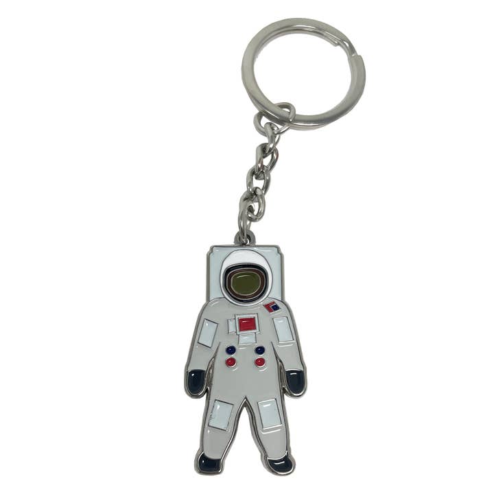 Astronaut Enamel Keyring for wholesale by Edu-Sci
