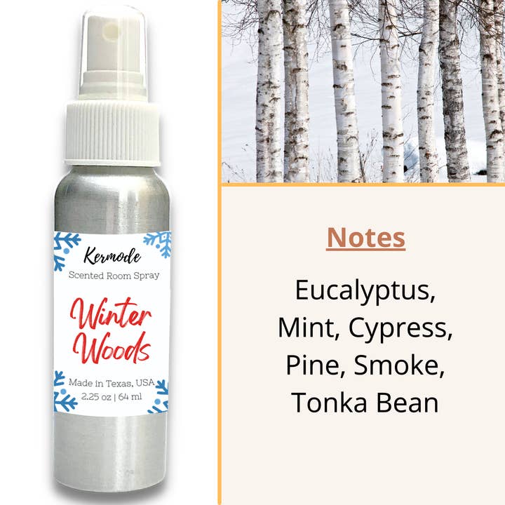 Winter Woods - Winter Christmas Holiday Room Spray - 2.25oz for wholesale by Kermode