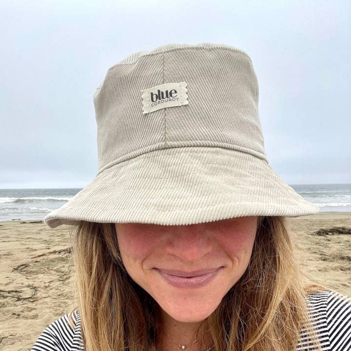 Blue Corduroy – Engroshandel Bucket hat - Dame – Corduroy spandhue - Sten