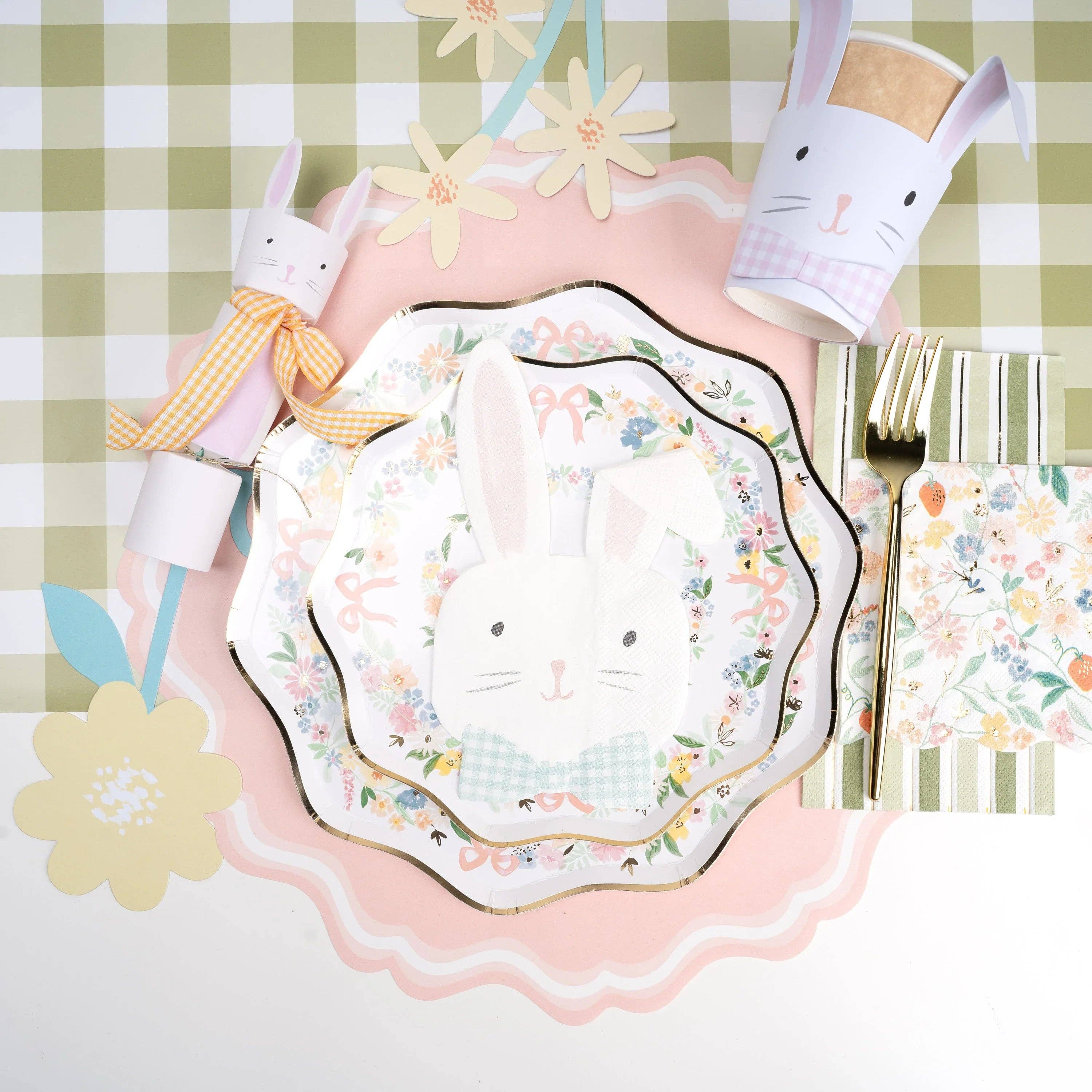 Gatherings by Curated Paperie - Wholesale Disposable Napkin - Green Striped Guest Towels5