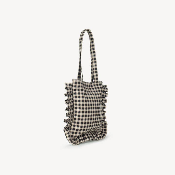 JOYN - Wholesale Tote Bag - Women's - Momo Tote - Ink Gingham 4