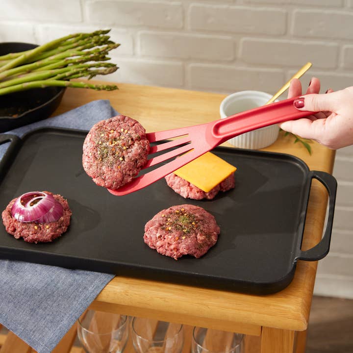RSVP International - Wholesale Spatula/Turner - Euro Style Flexible Nylon Spatula - Red