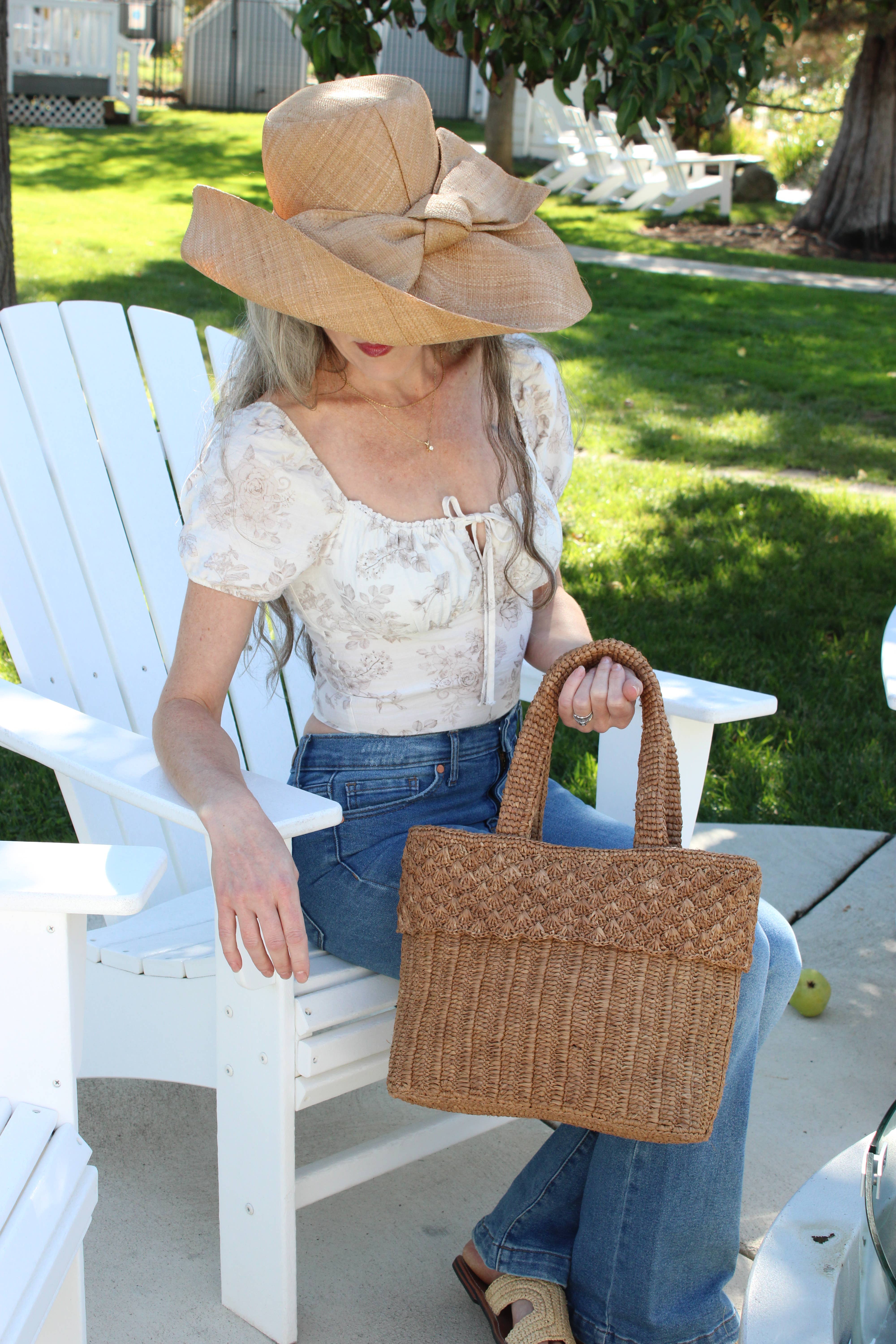 Shebobo - Vendita all'ingrosso Cappello di paglia - Donna - Cappelli di paglia Shebobo con tesa larga da 12,7 e 17,8 cm e grande fiocco tinta unita6