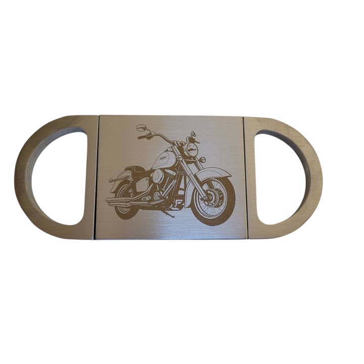 Classic Motorcycle Perfect Cigar Stainless Steel Cutter for wholesale by Megical Basket