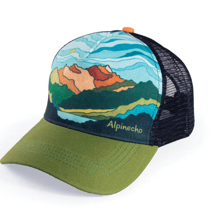 Alpinecho - Wholesale Trucker Hat - Unisex - Mountain Layers Trucker Hat0