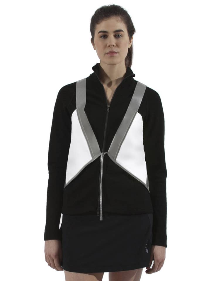Vespertine NYC - Wholesale Safety vest – Unisex - The Vespert Reflective Vest, Eco White2