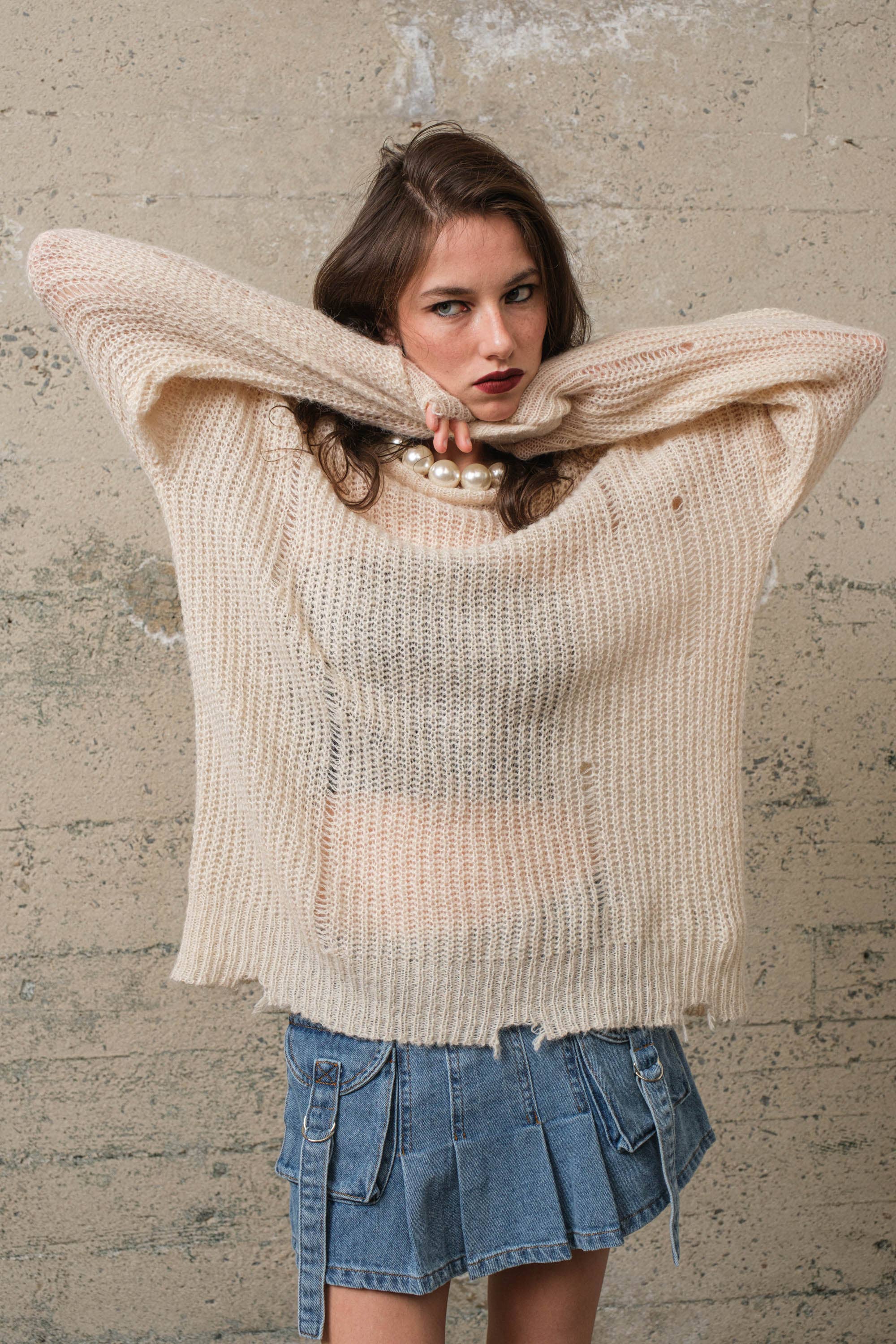 Signature 8 - Vente Pull en maille – femme - PULL VIEILLI S62226